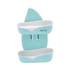 Creative no-hole, seamless leaf soap box, double-layer draining soap box, and green ivy leaf hollowed-out toiletry soap box Item Picture